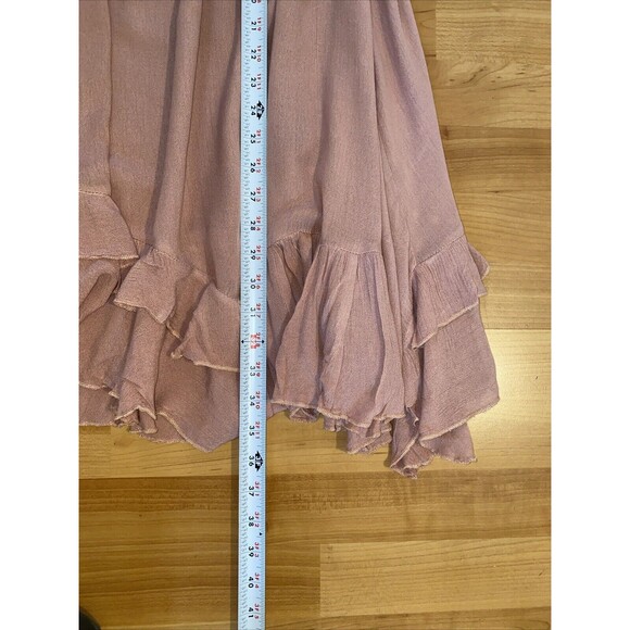 FP ONE‎ FREE PEOPLE Adella Slip Dress Rose Lace Embroidered Babydoll Size XS - Picture 13 of 16